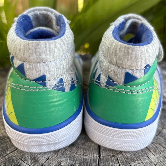 Gymboree Boys T-Rex Dino Dude Hi Top Sneakers - Picture 2 of 9